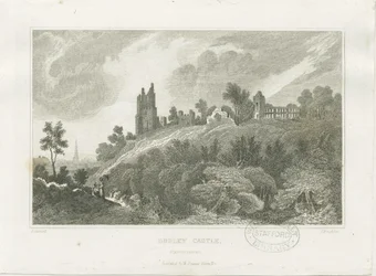 Castelo de Dudley: gravura, séc. XIX