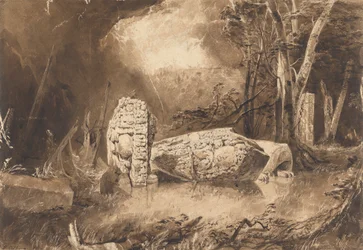 Maya Stela em Copan, Honduras