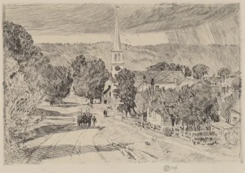 A Vila de Vermont, 1923.