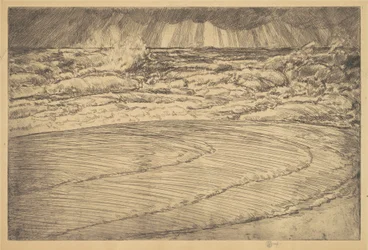 Surf Pesado, Maré Alta, Easthampton, 1920.