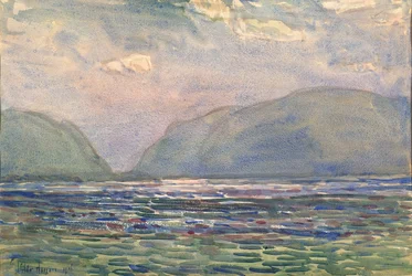 Meio-dia acima de Newburgh, 1916.