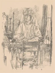 Enfermeira da Cruz Vermelha, 1918.