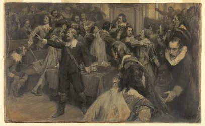 Cena na Casa do Parlamento, 2 de março de 1629