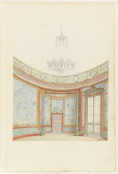 Projeto para a decoração do salão, Royal Pavillion, Brighton