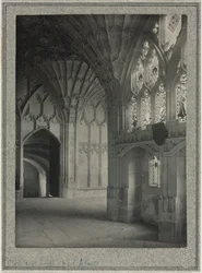 Catedral de Gloucester - Claustros: vielas sul e oeste