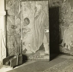 Mansão Kelmscott: Na sala de tapeçaria