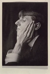 Retrato de Aubrey Beardsley (1872-98) por Frederick Evans (1853-1943) (foto sépia)