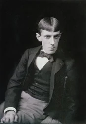 Fotografia de retrato de Aubrey Beardsley (1872-98) por Frederick Hollyer (1837-1933)