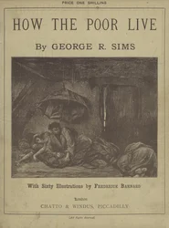 Página de título de Como os Pobres Vivem por George R Sims