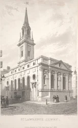 St. Lawrence Jewry, gravura de T. Turnbull