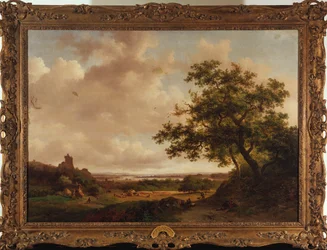 Vista sobre o Meuse, Holanda, 1859