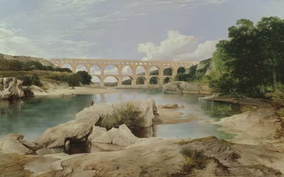 A Pont du Gard, 1862