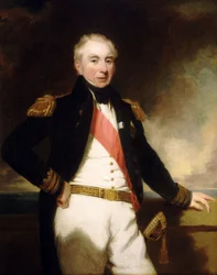 Almirante Sir Robert Stopford (1768-1847), início a meados do século XIX (óleo sobre tela)