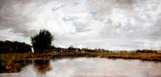 O rio Yare em Thorpe, perto de Norwich, c.1820-21 (óleo sobre tela)