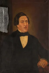 Retrato de Moses Mills