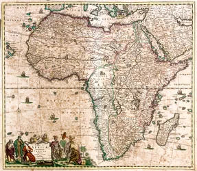 Mapa de África (gravura