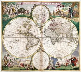 Planisphere World (gravura