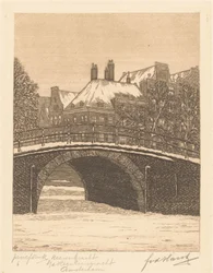 Heerengracht perto de Reguliersgracht, Amsterdão (título original sobre o objecto)