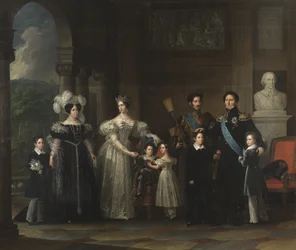 A família Bernadotte, 1837