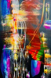 Movimento abstrato vibrante