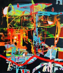 Abstrato urbano vibrante
