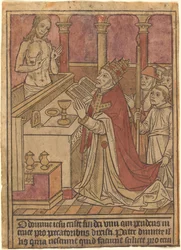 A Missa de São Gregório [reto]