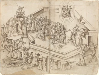 Alegoria da vida de um estudioso em uma família rica [fol. 3 versos / 4 frentes]