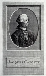 Retrato do autor Jacques Cazotte 1720-1792