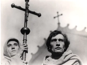 Antonin Artaud (1896-1948) no filme A paixão de Joana d&39;Arc por Carl Theodor Dreyer (1889-1968) 1928