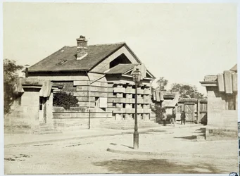 Barriere des fourneaux Vaugirard nas fotografias "les barrieres de Paris" de Gouviot
