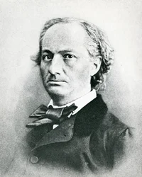 Charles Baudelaire (1821-67) (foto a p/b)