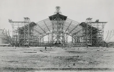 Construção da Galerie des Machines para a Exposição Universal de 1889