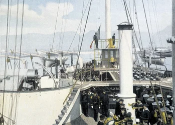 Marinha Francesa, final do século XIX: Inspecção - Bibl. des Arts deco.