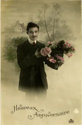 Feliz aniversario (foto colorida)