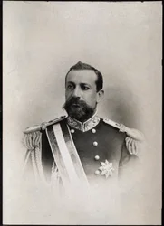 Retrato de Albert I de Mônaco (1848-1922), Príncipe de Mônaco.