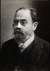 Retrato de Emile Zola (1840-1902) escritor francês.