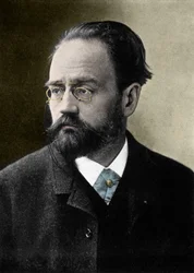 Retrato de Emile Zola (1840-1902) escritor francês.