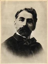 Retrato de Etienne Mallarme em 1869, conhecido como Stephane Mallarme