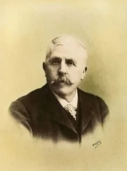 Retrato de Georges Berger (1834-1910), engenheiro civil de minas e político francês.
