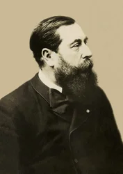 Retrato de Leo Delibes (1836-1891), compositor francês.