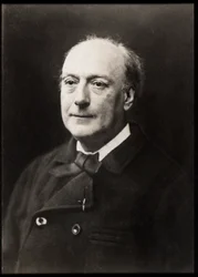 Retrato de Theodore de Banville (1823-1891), poeta francês.