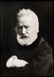 Retrato de Victor Hugo (1802-1885), poeta francês, dramaturgo, romancista, ensaísta.