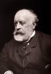 O artista Evariste-Vital Luminais retratado por ocasião do Salão de Paris em 1885