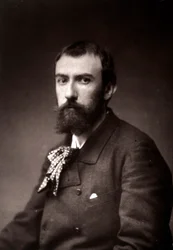 O artista Henri Lerolle retratado por ocasião do Salão de Paris em 1885