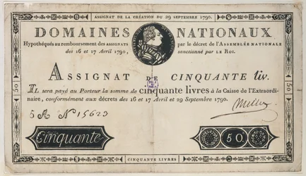 50 libras, 29 de outubro de 1790