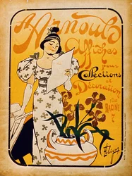 A. Anouls Pôsteres para coleta e decoração, Rue Racine, Paris