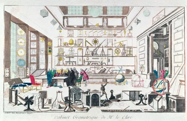 Um estudo de geometria, após Sebastien Le Clerc, 1717