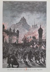 Uma enorme luz dissipou as sombras, de Michel Strogoff de Jules Verne (1828-1905), 1893