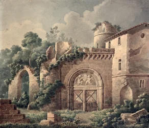 Um Castelo Arruinado, c.1820 (wc no papel)