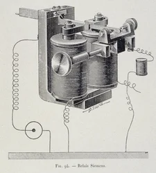 A Siemens Relay - em "Through Electricity", de G. Davy